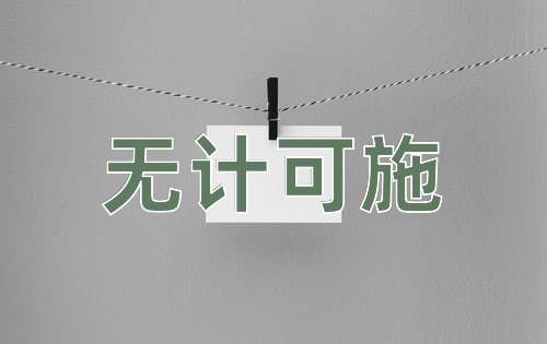 成语无计可施