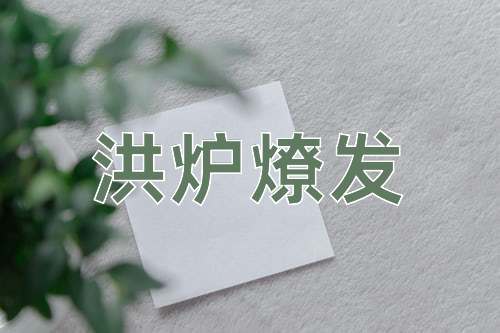 成语洪炉燎发