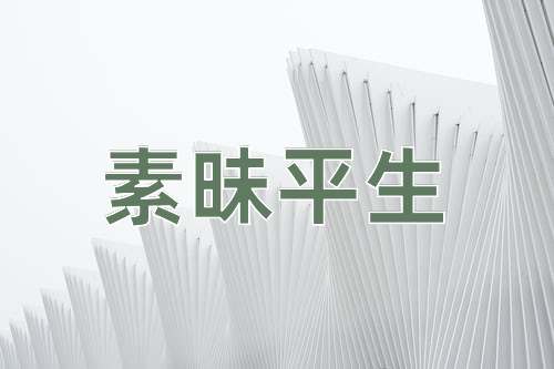成语素昧平生