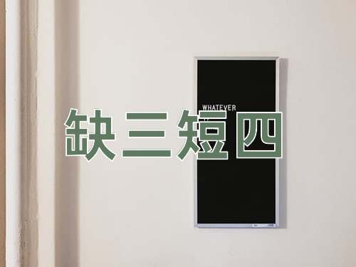 成语缺三短四