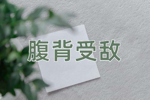 成语腹背受敌