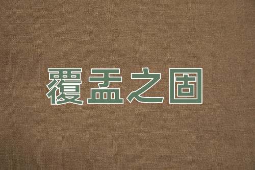 成语覆盂之固