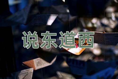成语说东道西