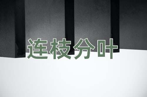 成语连枝分叶