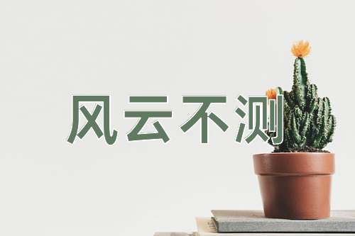 成语风云不测