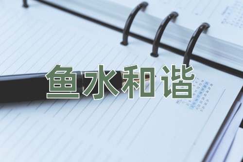 成语鱼水和谐