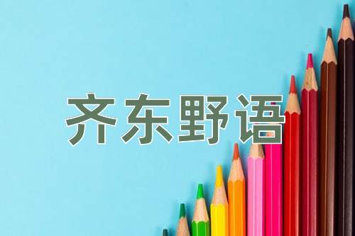 成语齐东野语