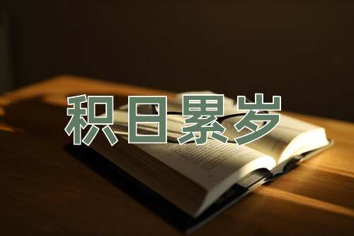 成语积日累岁